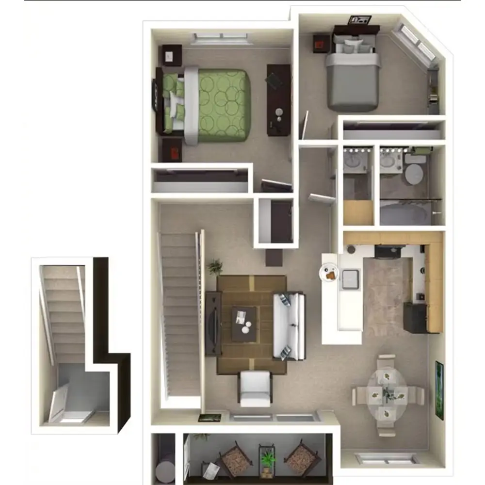 2x1 873sqft