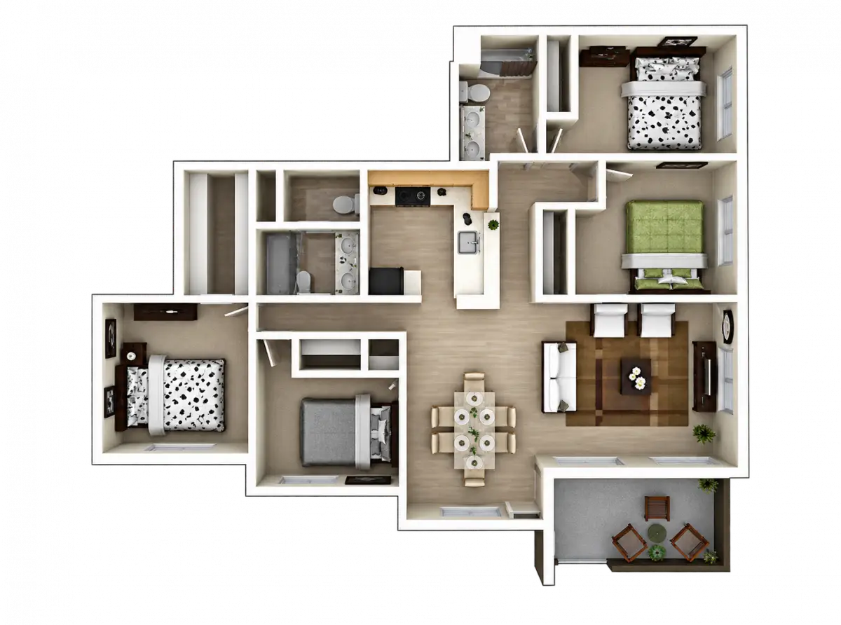 4x2 1489 sq ft